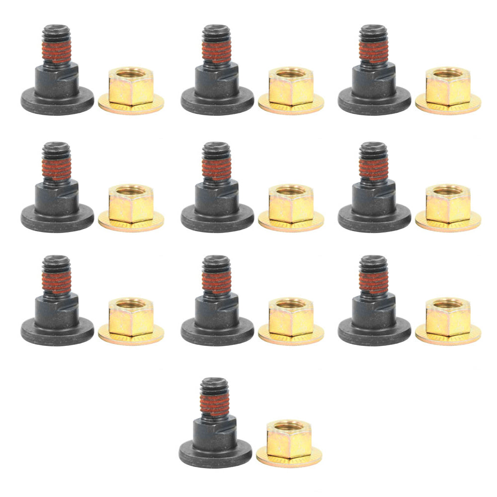 798-RF5800 Qty 10: Disc Mower Blade Bolt & Nut – Fits John Deere