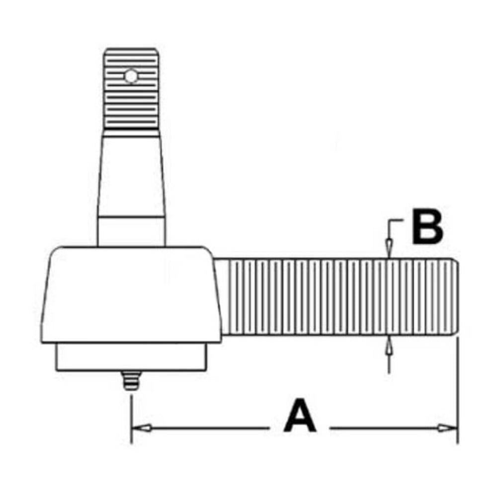 356540R91 Threaded Tie Rod End – Fits International Harvester – additional image 3