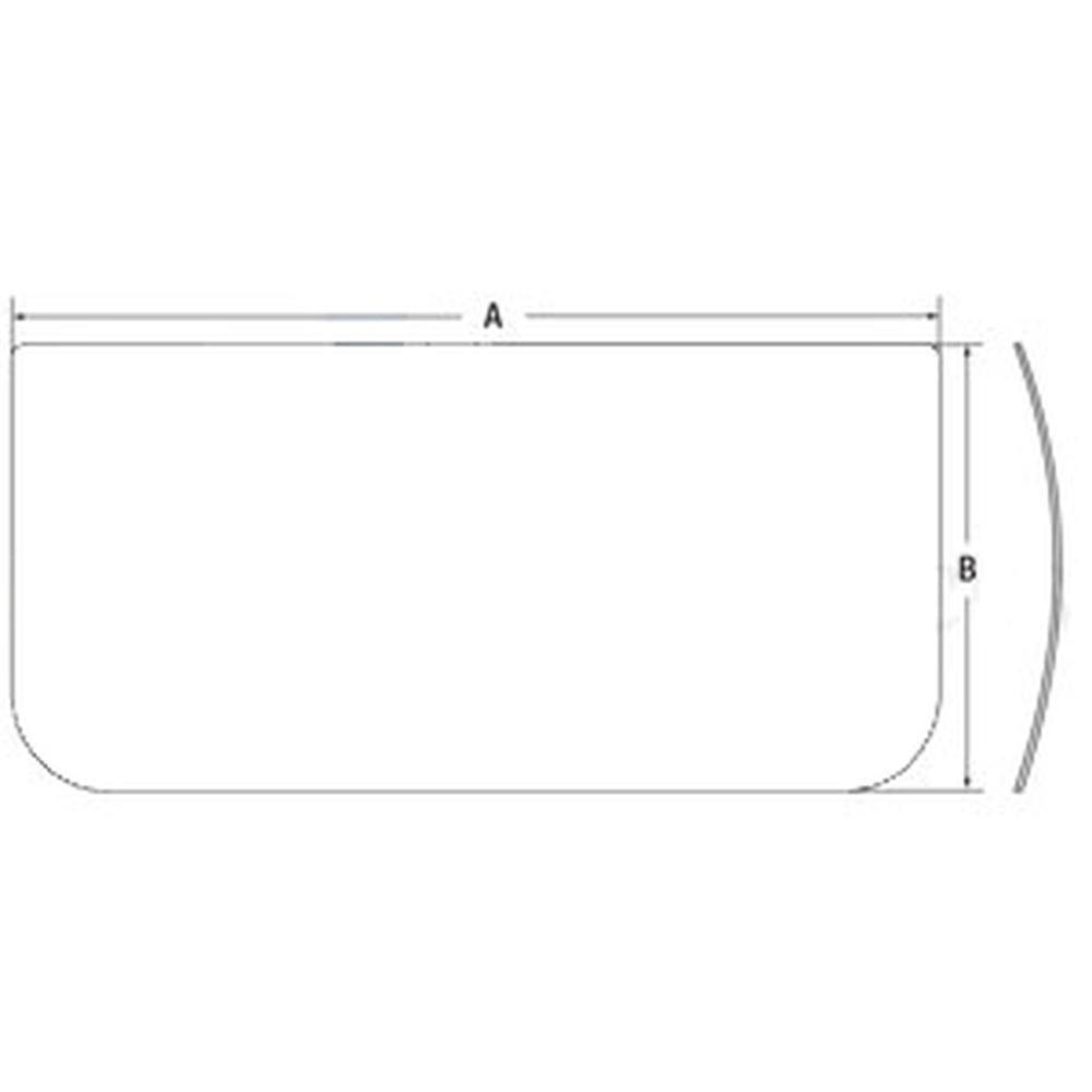4602563 Lower Windshield Glass – Fits John Deere – additional image 2