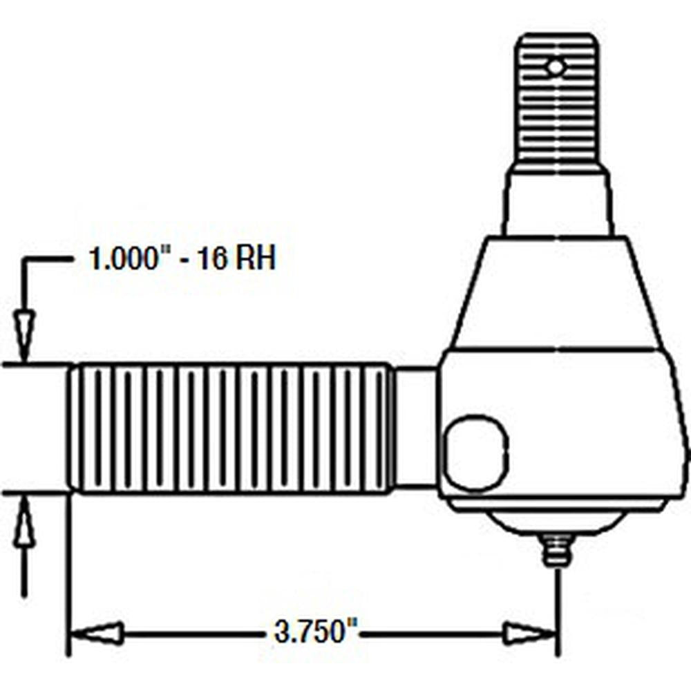 AR74131 RH Tie Rod End – Fits John Deere – additional image 2