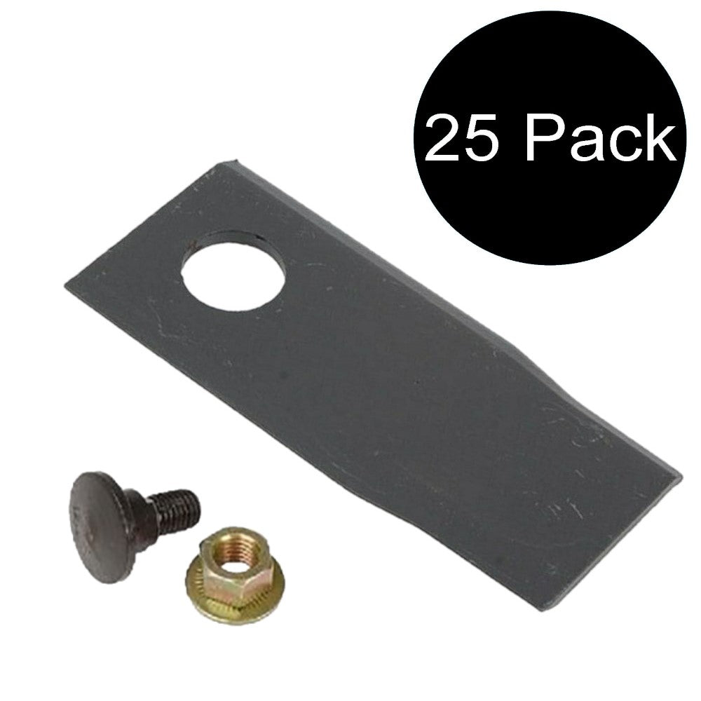 (25) RH Blades 55903310K w/ Bolts & Nuts – Fits New Idea