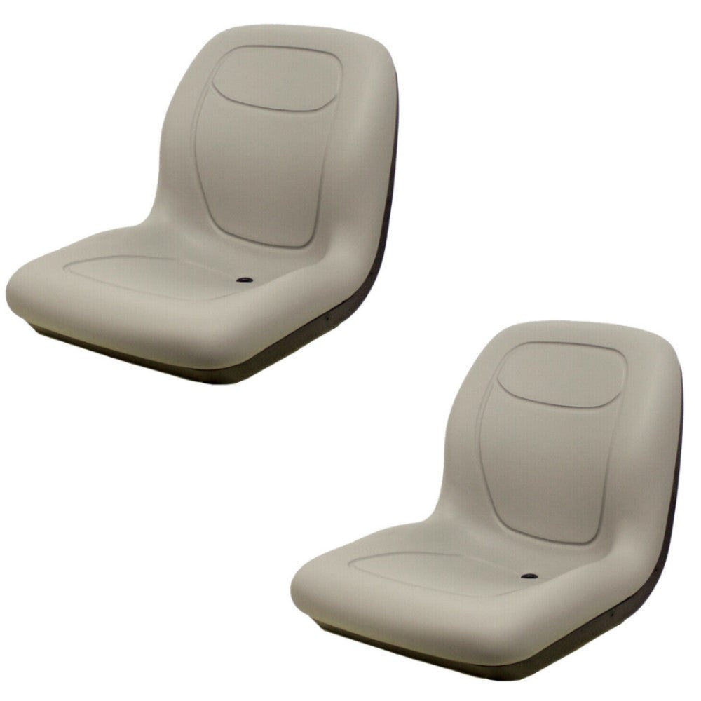 601807 Qty 2: Grey Vinyl Seat