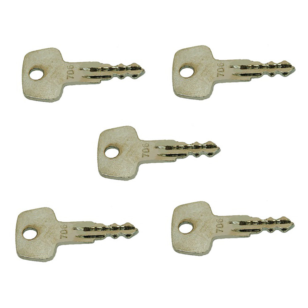 706-KEY Qty 5: Key – Fits Liebherr