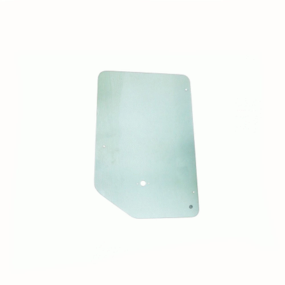 One New Backhoe LH Door Upper Glass – Fits Caterpillar