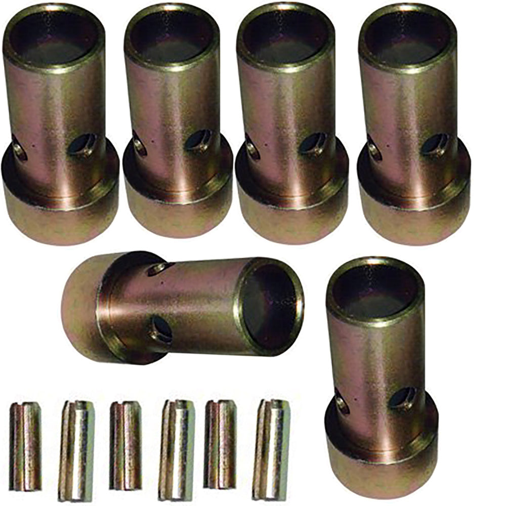 CAT2HITCHBUSHPINKIT Qty 3: Cat. II Hitch Bushing Pair w/ Roll Pins – Fits Caterpillar