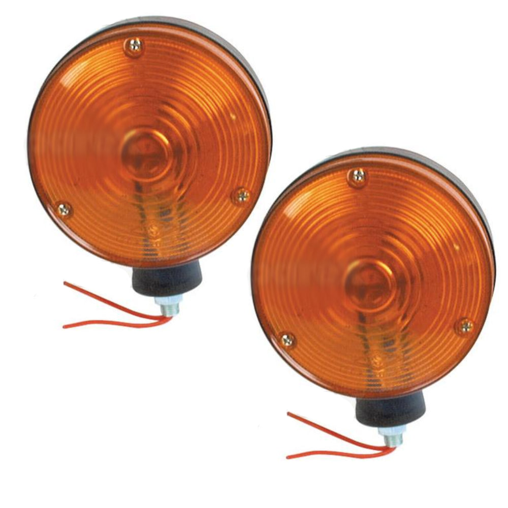 Qty 2: 12V Rear Amber Light – Fits Allis Chalmers