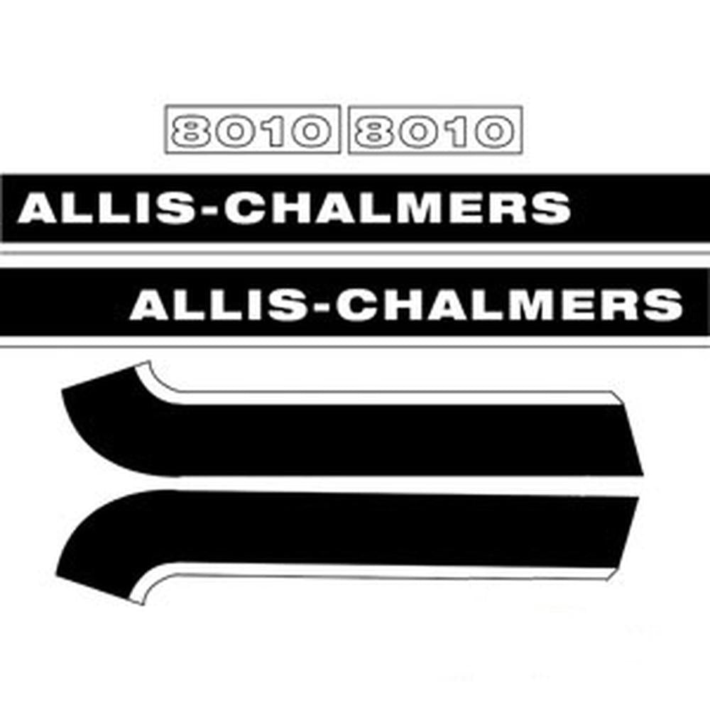 AC8010 Hood Decal Set – Fits Allis Chalmers