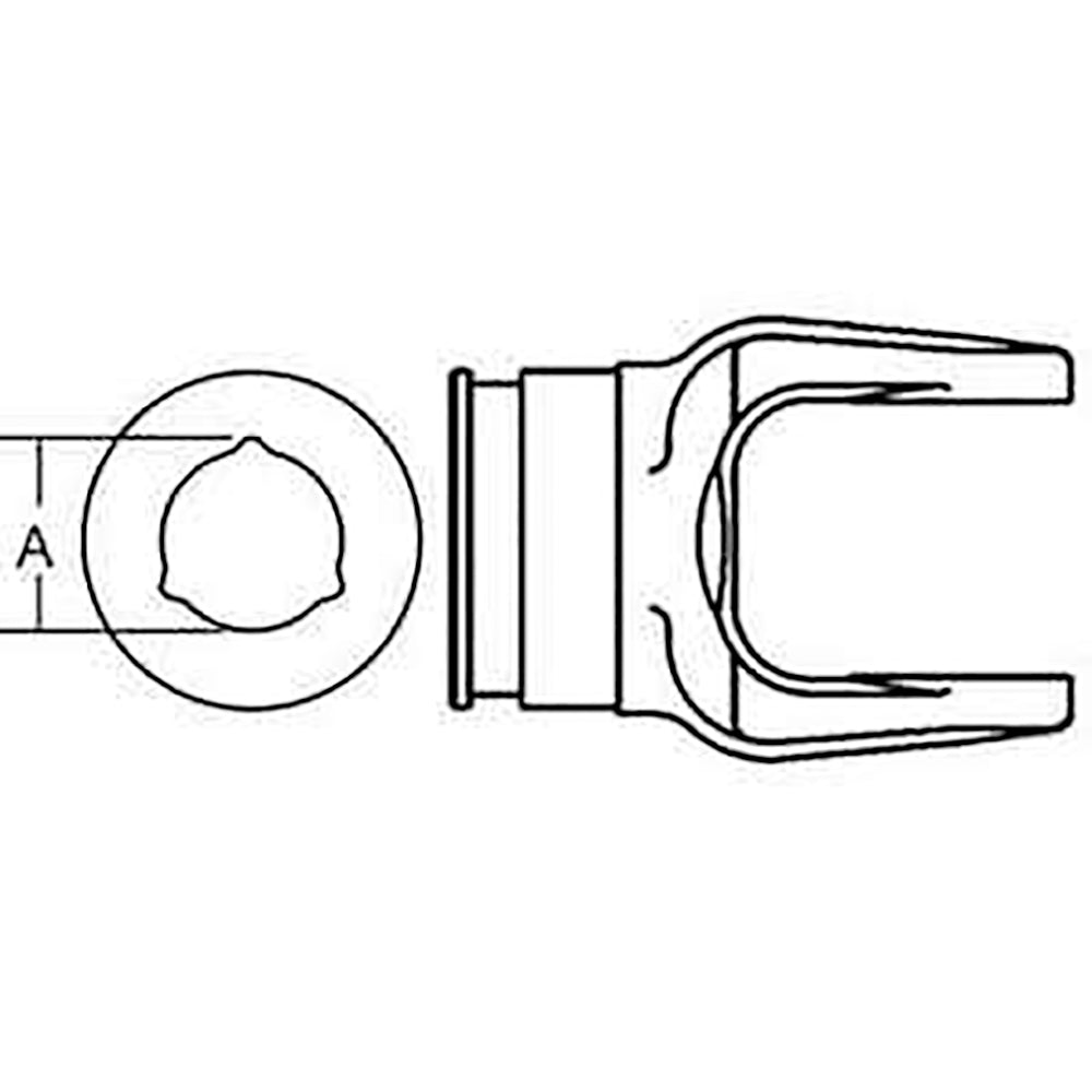BP204056860 Outer Tube Yoke (Size 5)