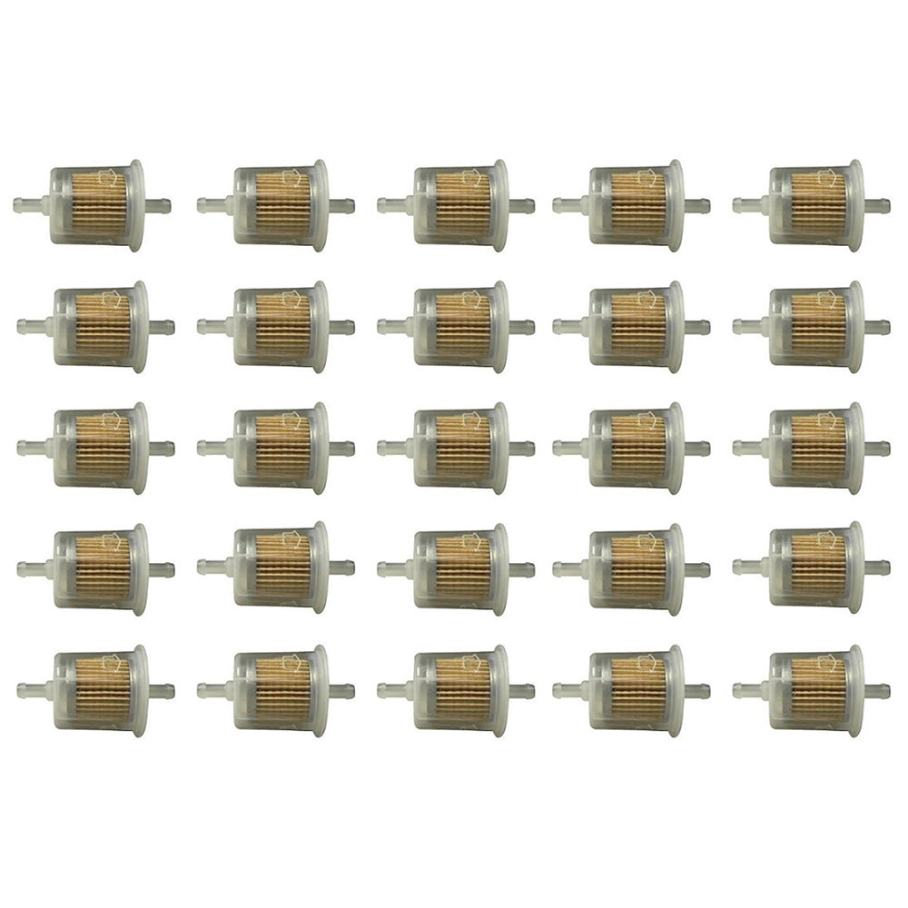 GF-61 Pack of Clear Inline Fuel Filters 5/16" - G2 33032 – Fits New Holland