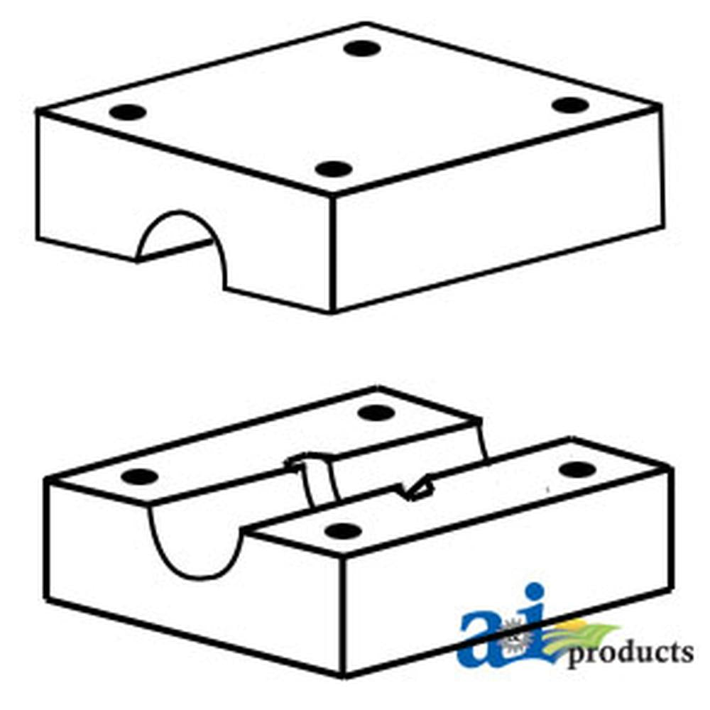 71308646 Walker Wood Block – Fits Gleaner
