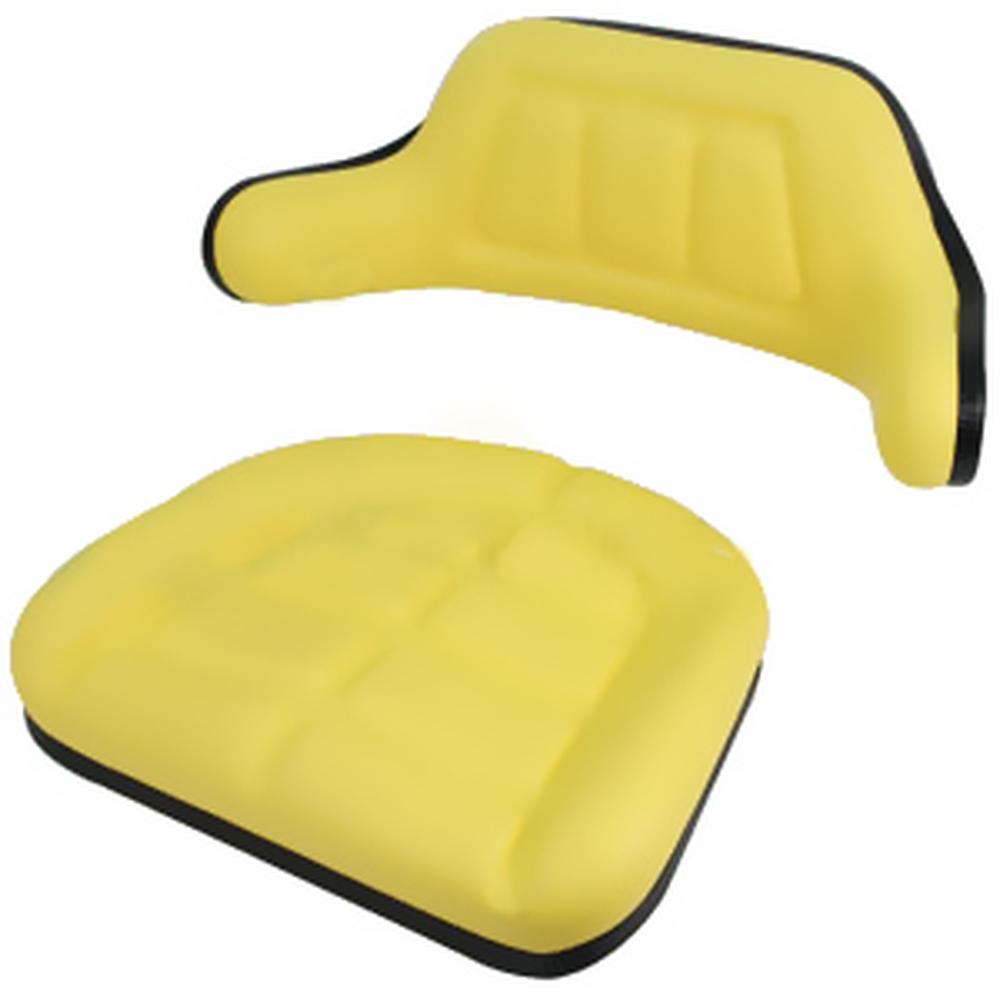 W103YL Yellow Wrap Around Seat Cushion Set – Fits John Deere