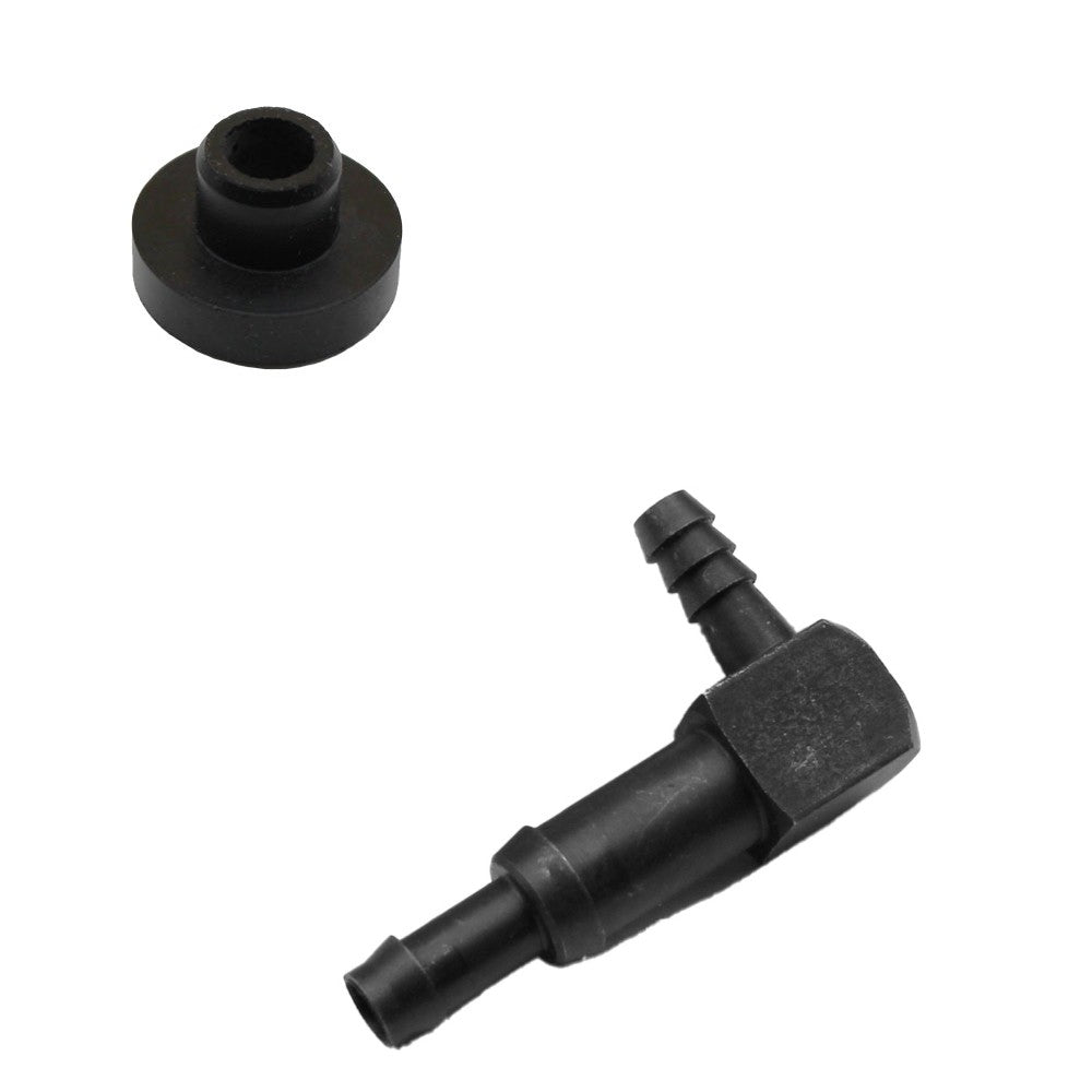 6553411 Tecumseh 33395 Fuel Elbow Fuel Valve Shut Off and 33679 Tank Bushing – Fits Bobcat