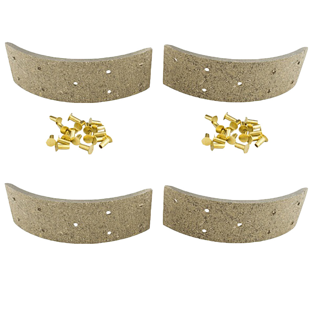 231633 Qty 2: Brake Shoe Linings with Rivets – Fits Allis Chalmers