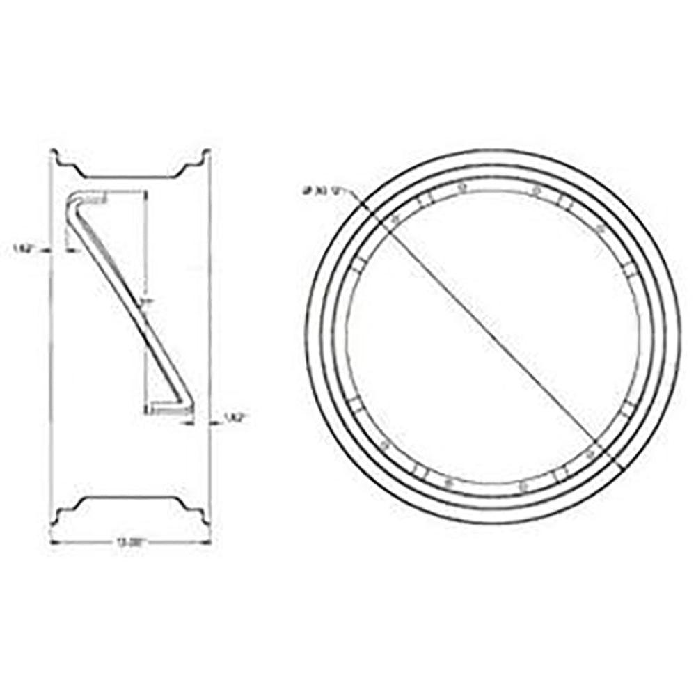 1751395M92 Power Adjust Rim – Fits Massey Ferguson – additional image 5