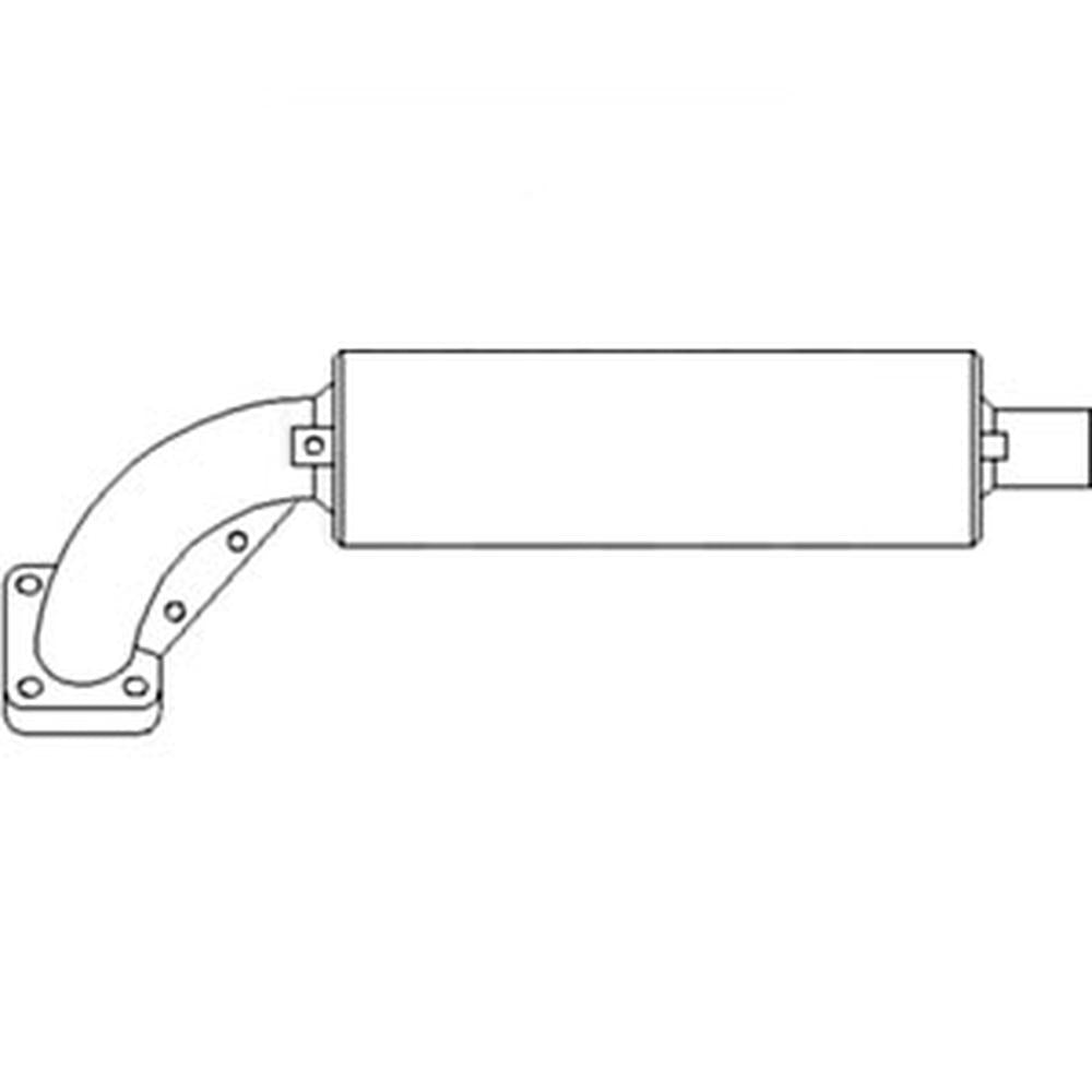 66706-54510 Muffler – Fits Kubota – additional image 2
