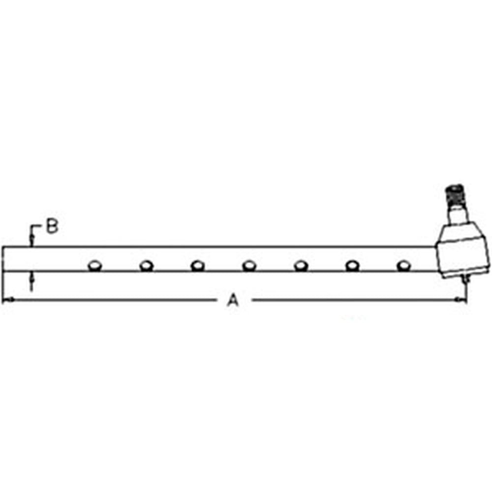 E7NN3278AA Inner Tie Rod – Fits Ford / New Holland – additional image 2