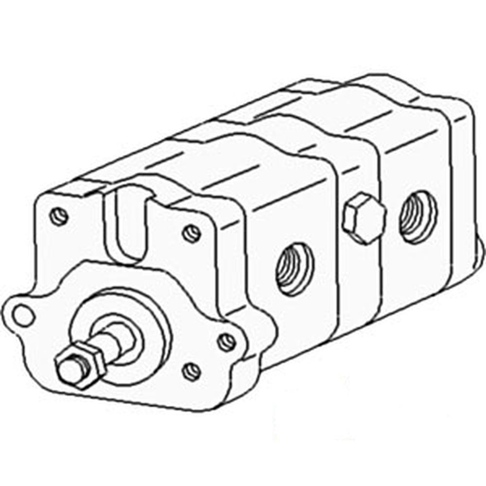 3595202M91 Tandem Hydraulic Steering Pump – Fits Massey Ferguson