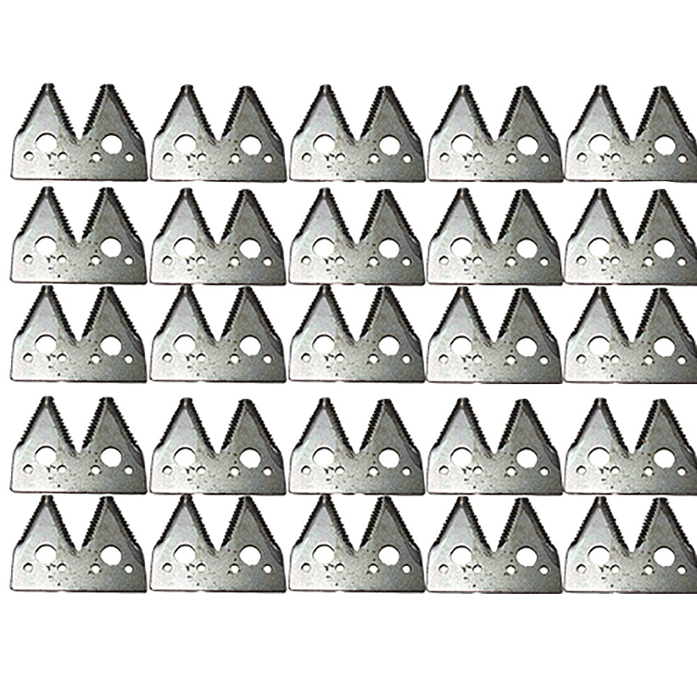 H163131 (25) Course Tooth Double Sickle Sections – Fits John Deere