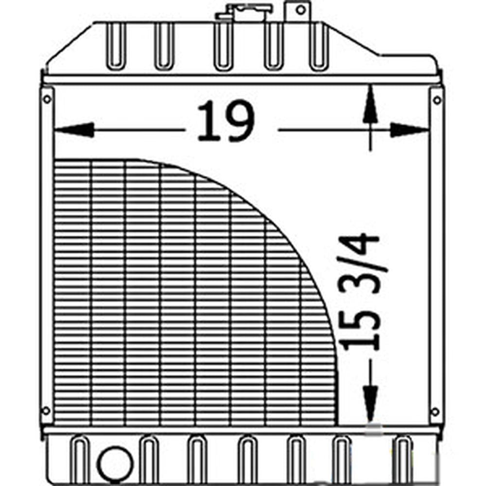 Radiator RE70733 – Fits John Deere