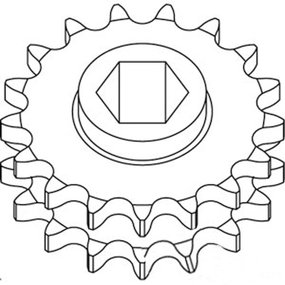 AFH205784 Double Hex Sprocket – Fits John Deere – additional image 4