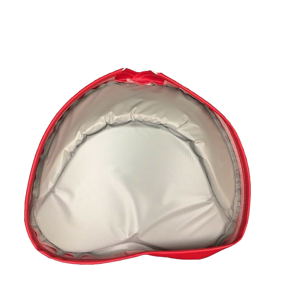 R4536 19" Grey & Red Seat Cover w/ Logo – additional image 2