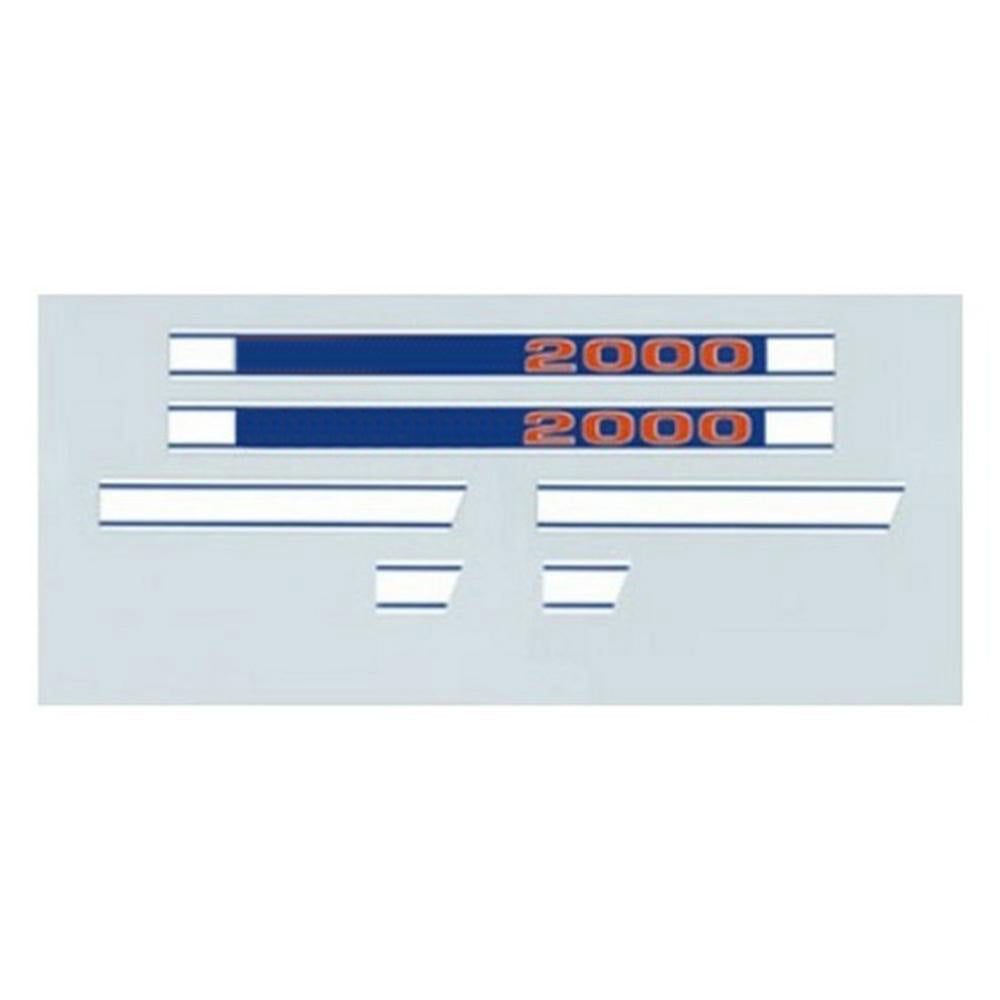 F501HB Hood Decal Set