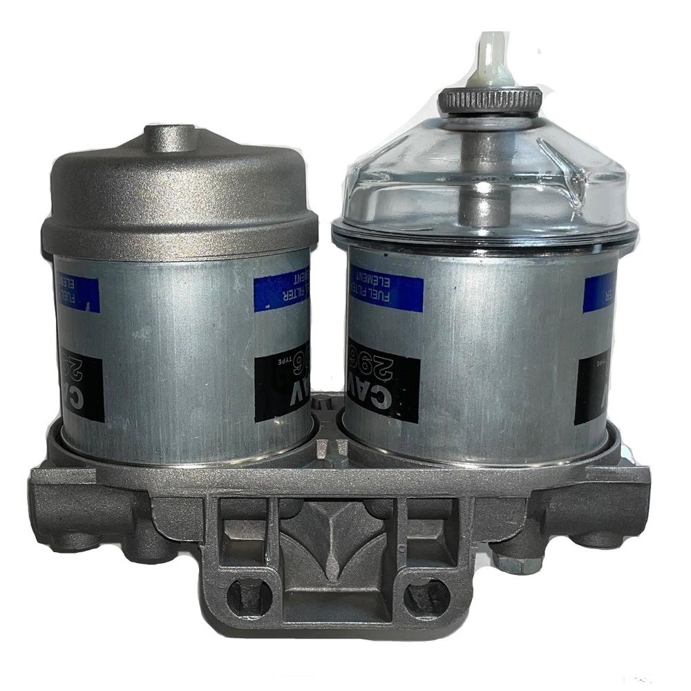 3003-3102 Diesel Fuel Filter Assembly - CAV type Double Filter 1/2" Ports – additional image 3