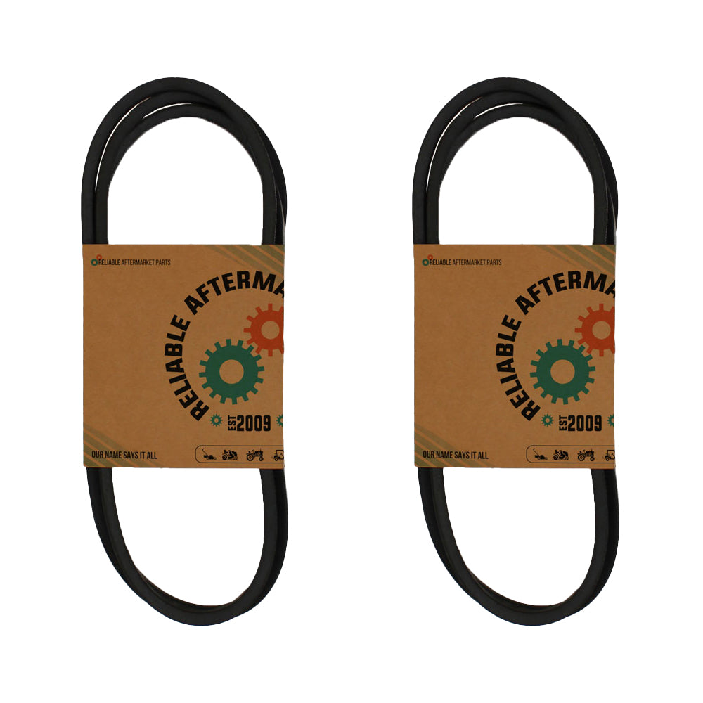 A93 Set of (2) 1/2" x 95" A Section Polyester Cord V-Belts