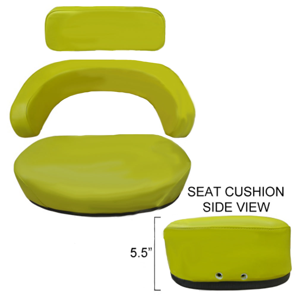 TY9626-6 Yellow Seat Cushion Set (Steel Back) – Fits John Deere – additional image 5