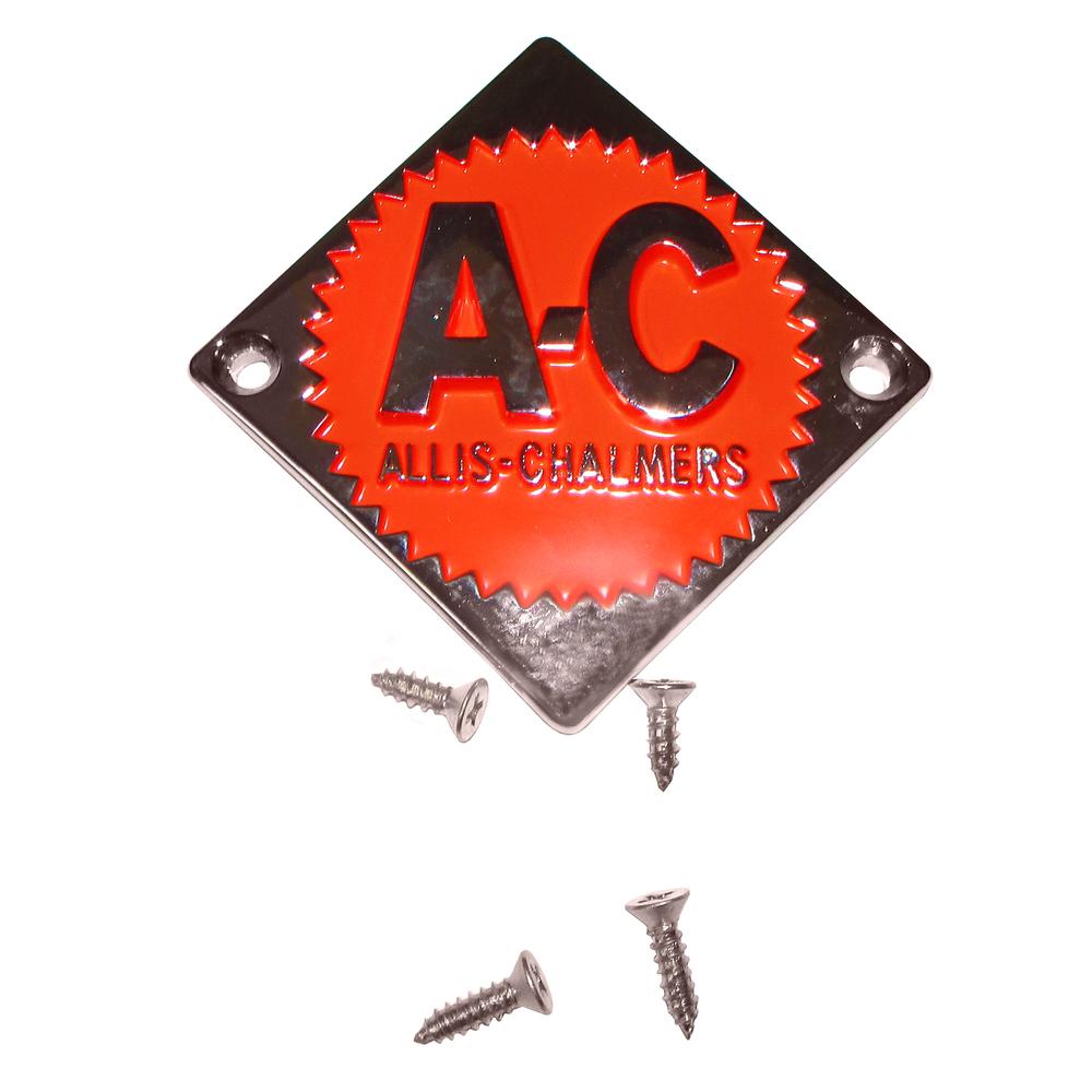 228474-ORANGE Steering Wheel Emblem – Fits Allis Chalmers