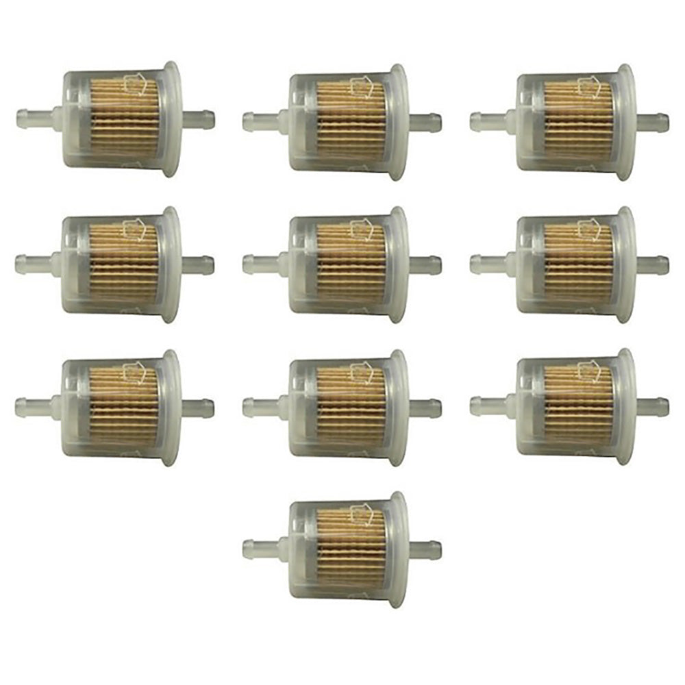 GF-61 Pack 5/16" Clear Plastic Inline Gas Fuel Filters – Fits New Holland
