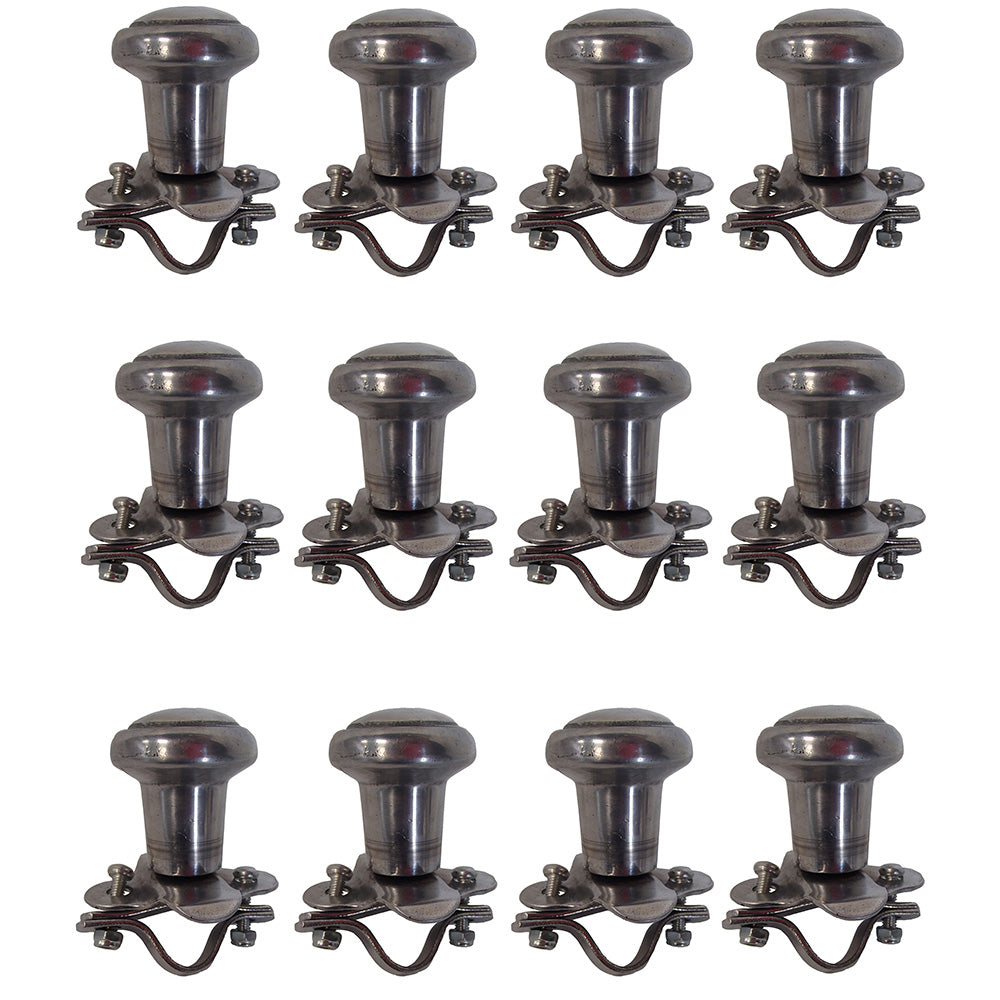 5A6 Qty 12: Aluminum Steering Wheel Spinner