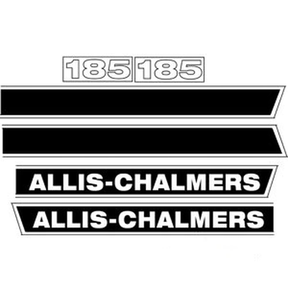 AC185 Hood Decal Set – Fits Allis Chalmers