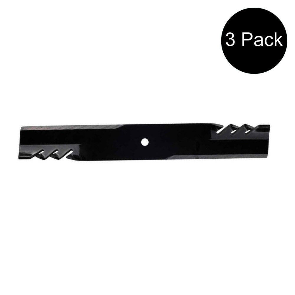 101485 Qty 3: Heavy Duty Toothed Mower Blade – Fits Snapper