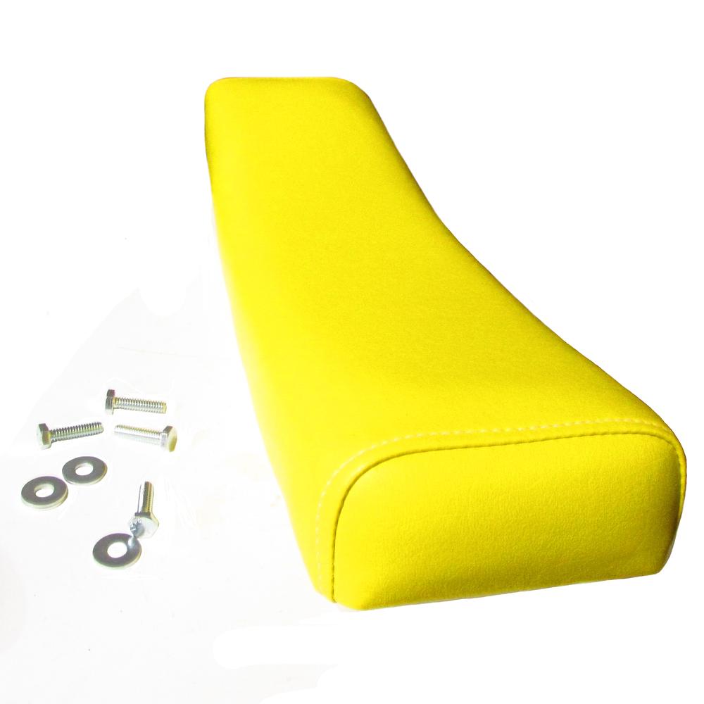 AR21966 Wood Base Yellow Back Cushion – Fits John Deere
