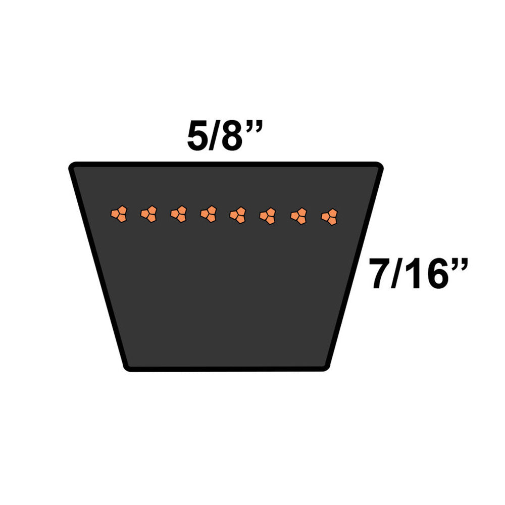 B92K Four 5/8 X 95" Belts – Fits Vicon – additional image 2
