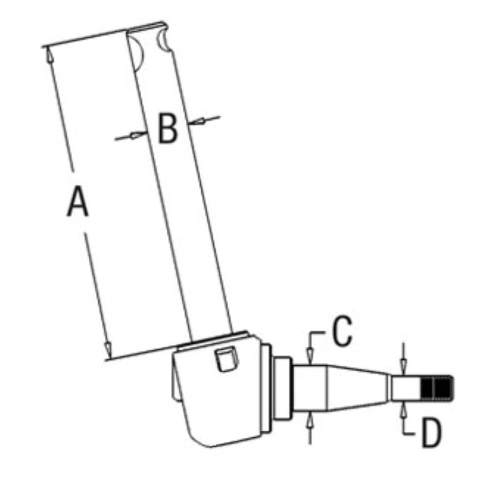 508546M1 RH / LH Spindle – Fits Massey Ferguson – additional image 2