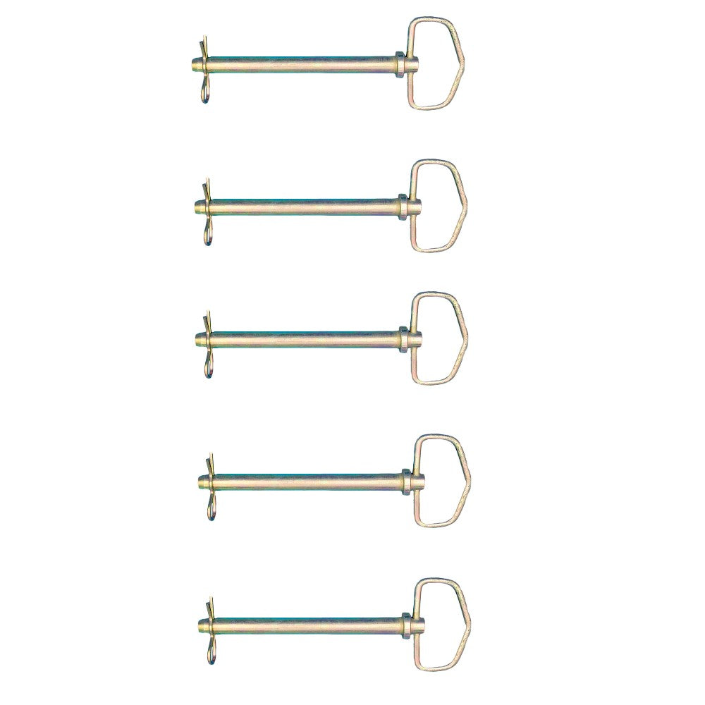 PM14880 Qty 5: Hitch Pins with cotter pins 5/8 x 6 1/4 – Fits John Deere