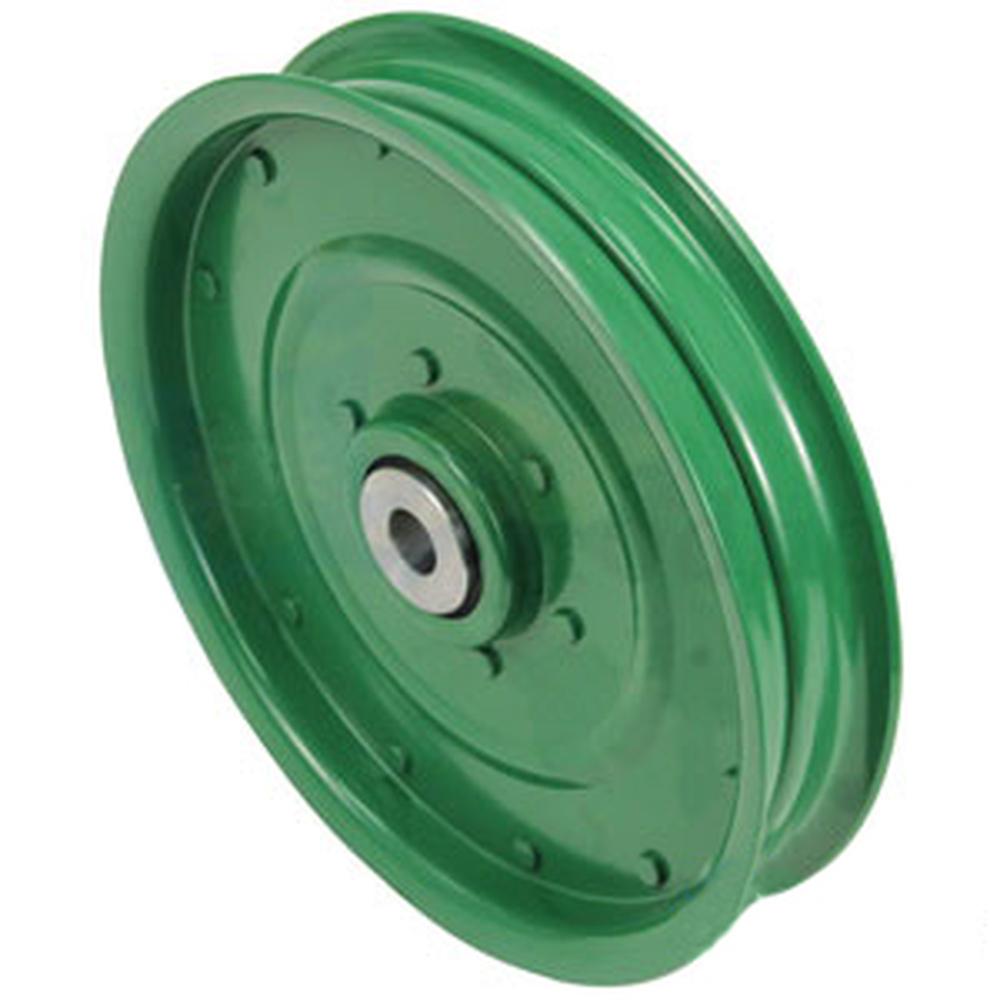 AH94450 Green Flat Idler Pulley – Fits John Deere