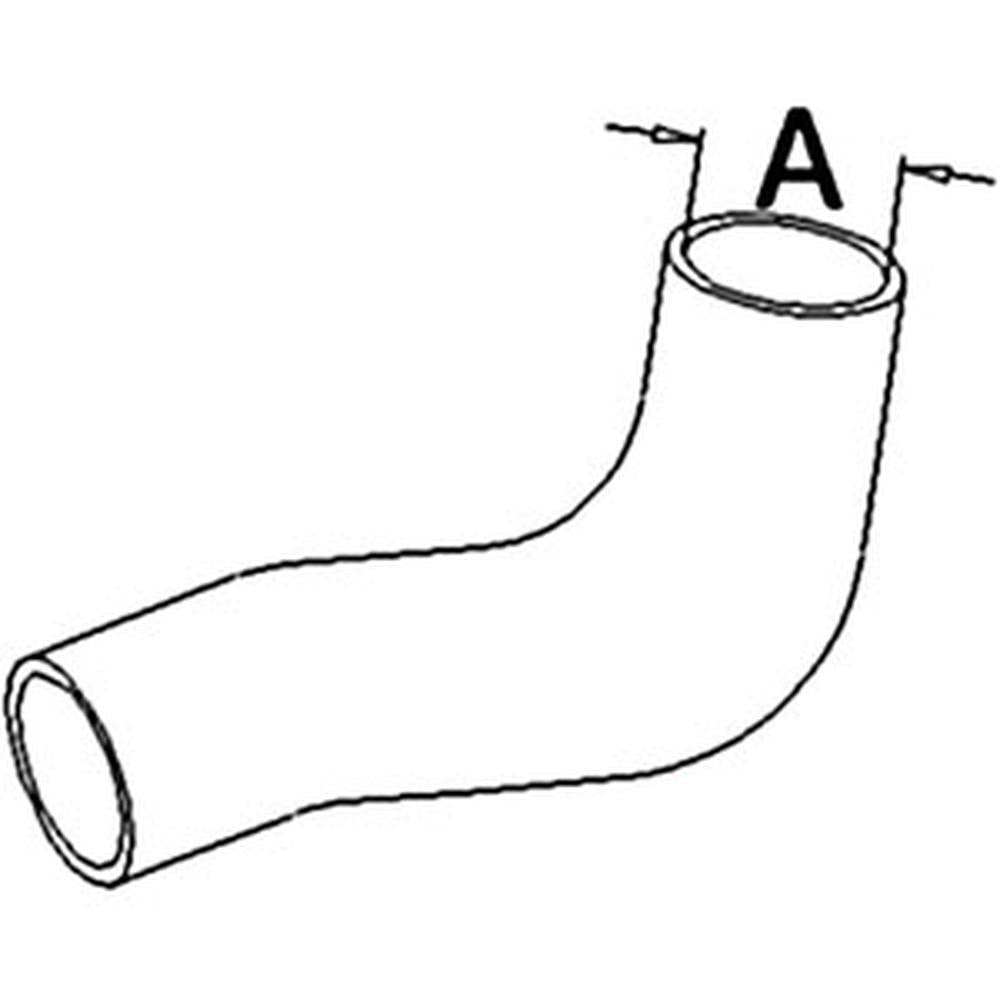 4950088 Long Tractor Radiator Hose Upper Top 2310 2460 260 2510 2610 310 320 350 – additional image 2
