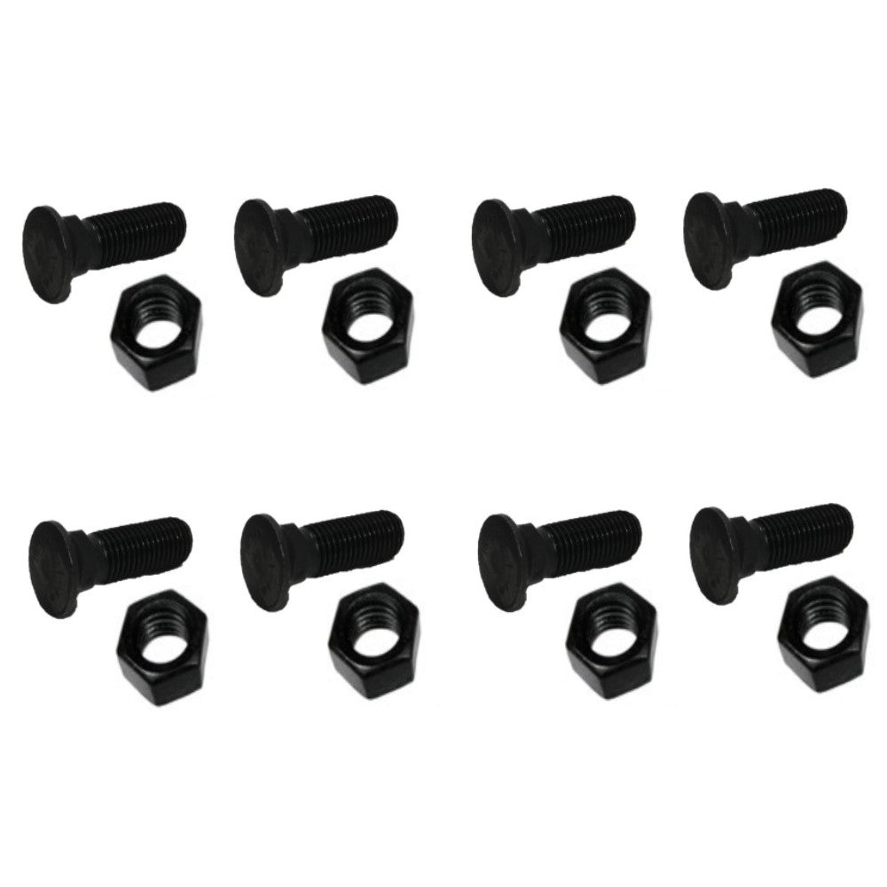 3F5108 Plow Bolt & Nut for Blades Cutting Edge 5/8-11x2 1/4 Grade 8 Dome Head – Fits Caterpillar