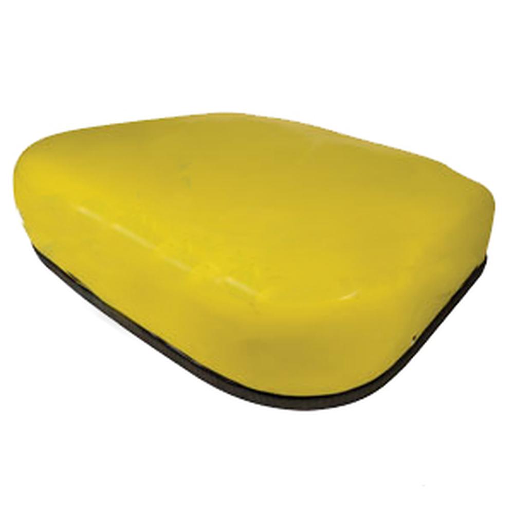 AR81167-R Mechanical Seat Yellow Vinyl Steel Bottom Cushion – Fits John Deere