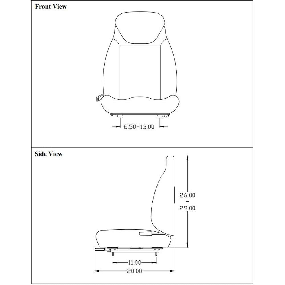 440202YE Premium High-Back Seat – additional image 2
