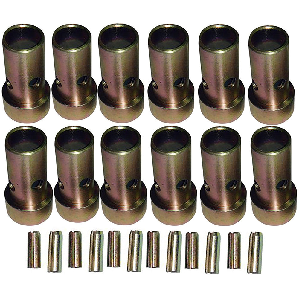 CAT2HITCHBUSHPINKIT Qty 6: Cat. II Hitch Bushing Pair w/ Roll Pins – Fits Caterpillar