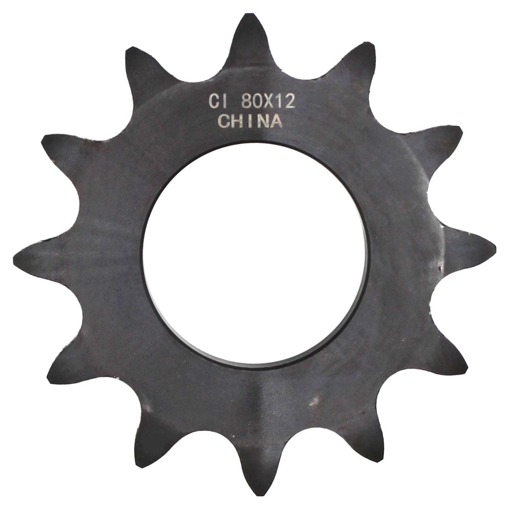 80X12 Weld On Sprocket for #80 Roll Chain Used On W Series Weld On Hubs 12 Teeth
