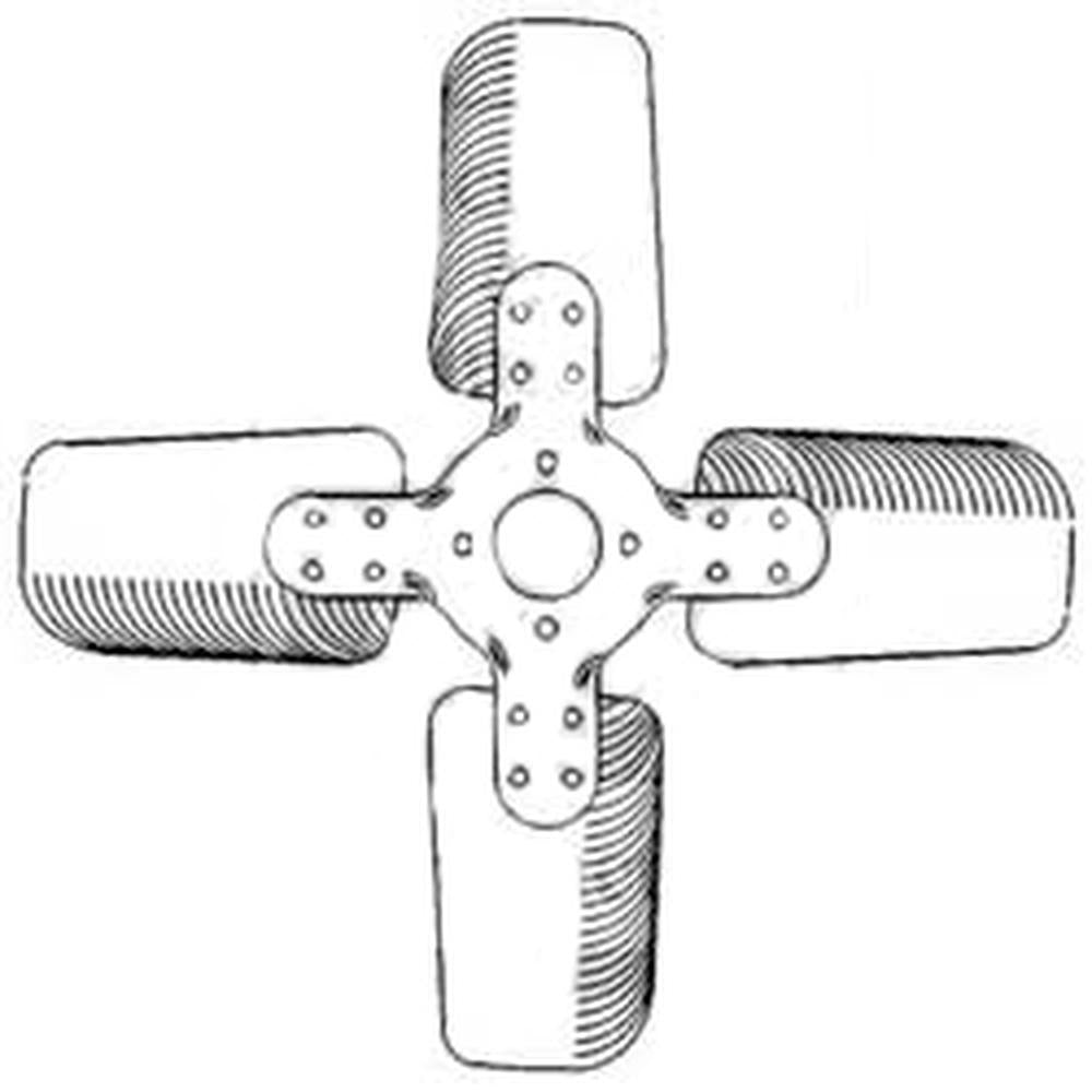 194046M91 4 Blade Fan – Fits Massey Ferguson – additional image 3