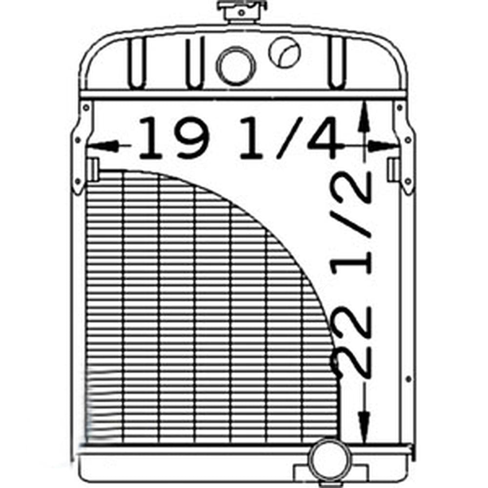351798R92 Radiator – Fits International Harvester – additional image 2