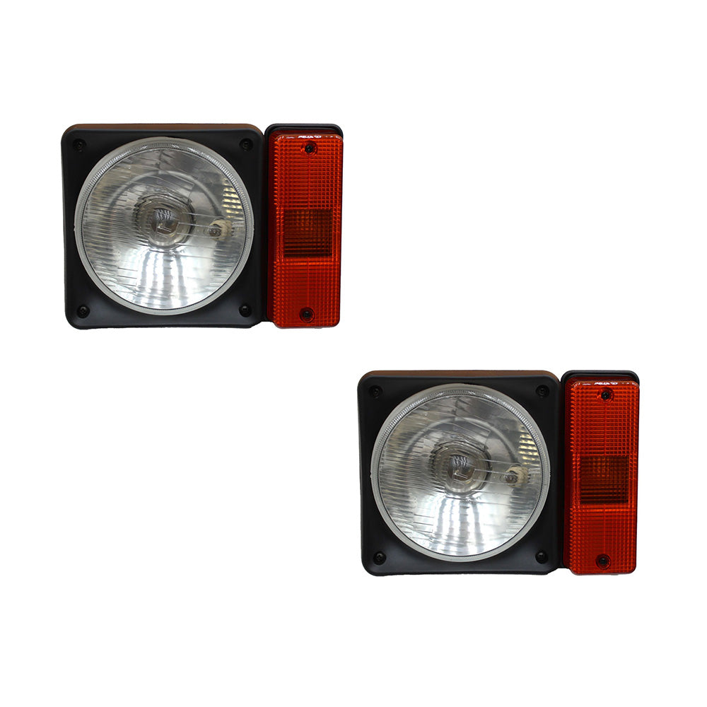 700/21100 Qty. 2: Complete Headlamp Assembly – Fits JCB