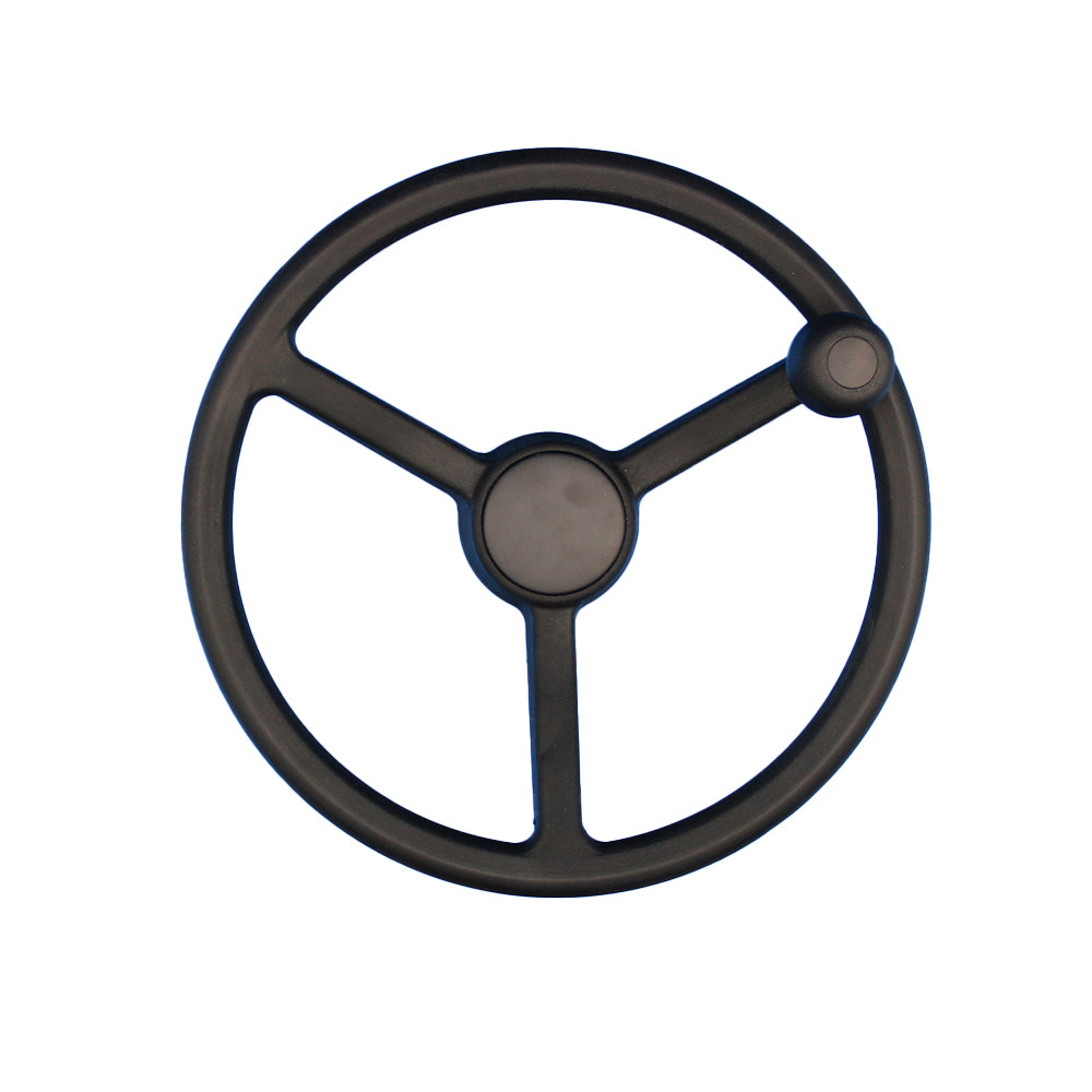 125-35000 STEERING WHEEL W/ SPINNER KNOB – Fits JCB