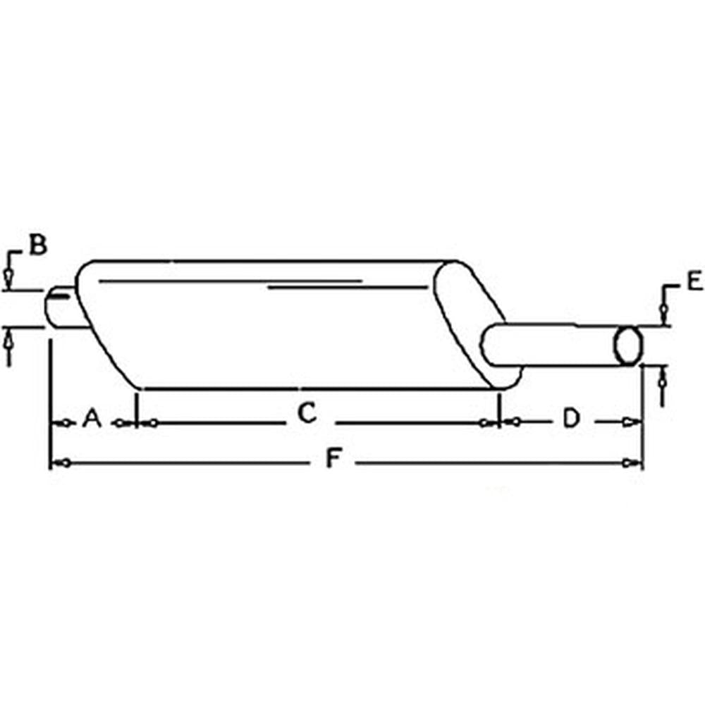 RE20220 Muffler – Fits John Deere – additional image 3